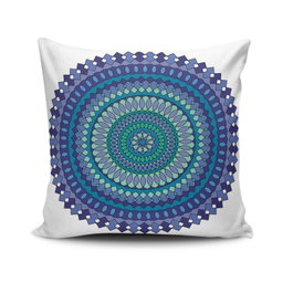 Aberto Design Funda de Cojín Mandala-25 Multicolor